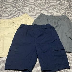 Boys Elastic Waist Cargo Shorts